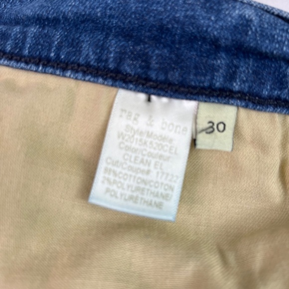 Rag & Bone Boot Flare Jeans Women’s Size 30 Button Up - Picture 5 of 6